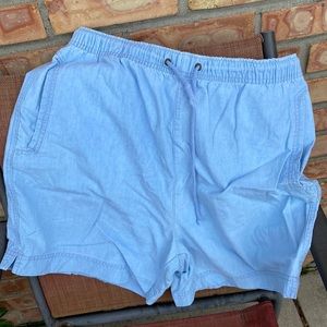 Vintage Light Washed Soft Cotton/Denim Shorts